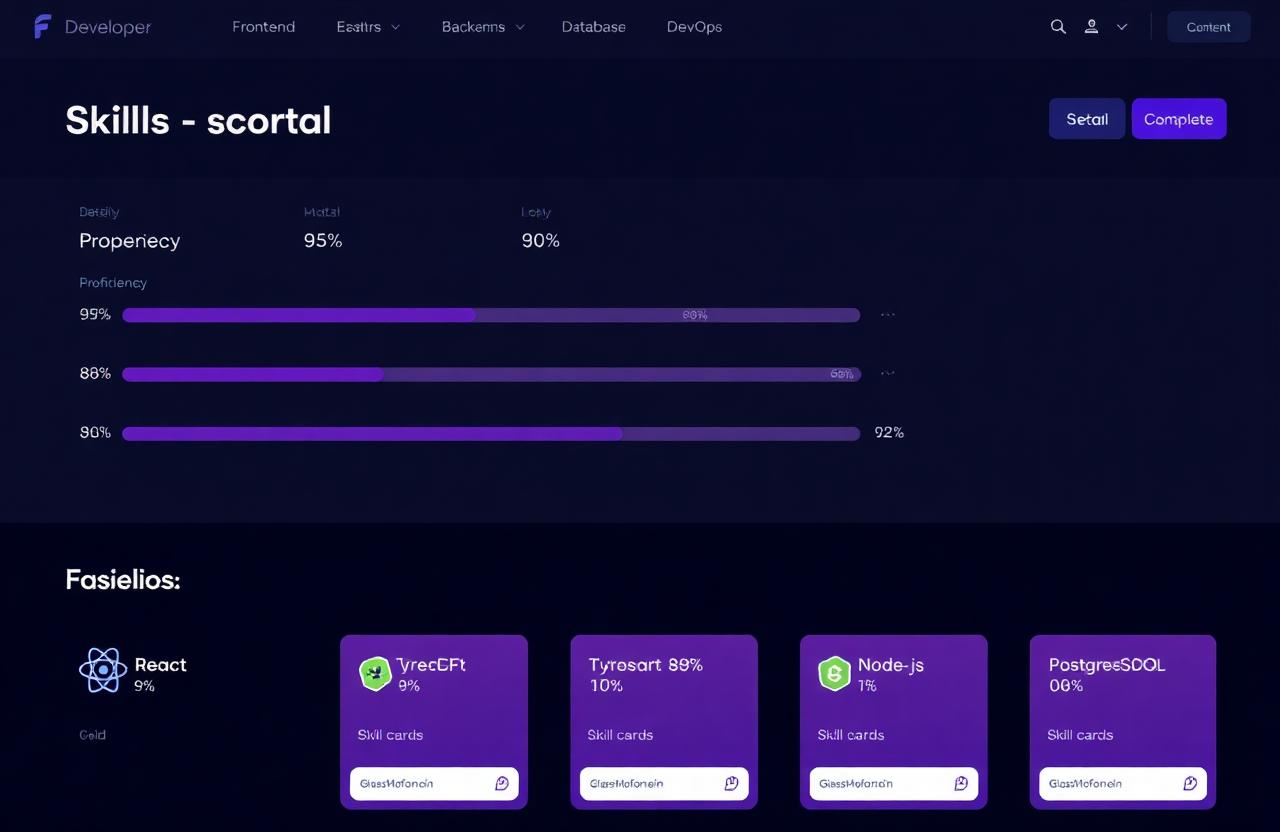 Developer Portfolio Website thumbnail 2
