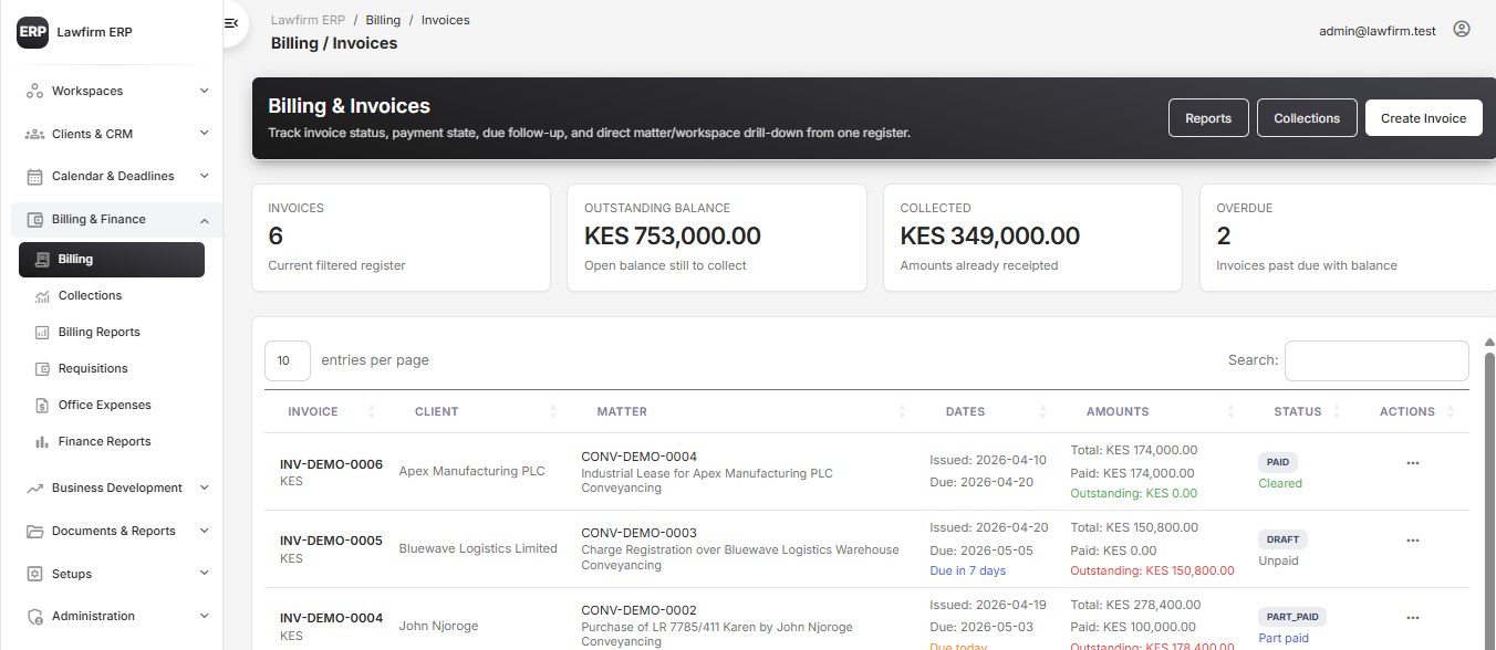 LawFirm ERP - Complete Law Practice Management System thumbnail 4